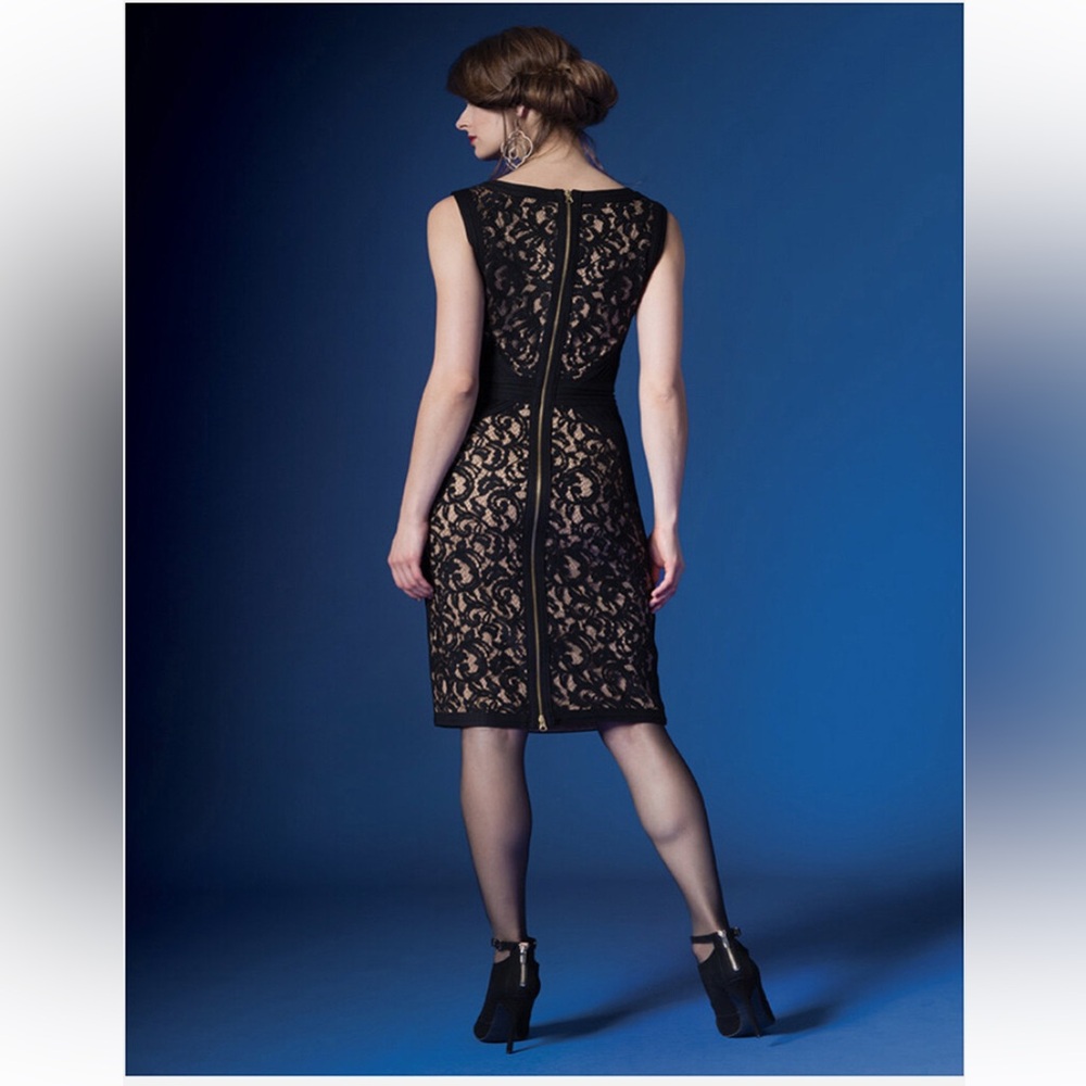Tadashi Shoji Elegant Black Lace Dress - Picture 3 of 9